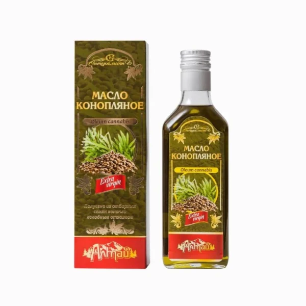 100% konopný olej, za studena lisovaný, panenský - 250ml - Specialist