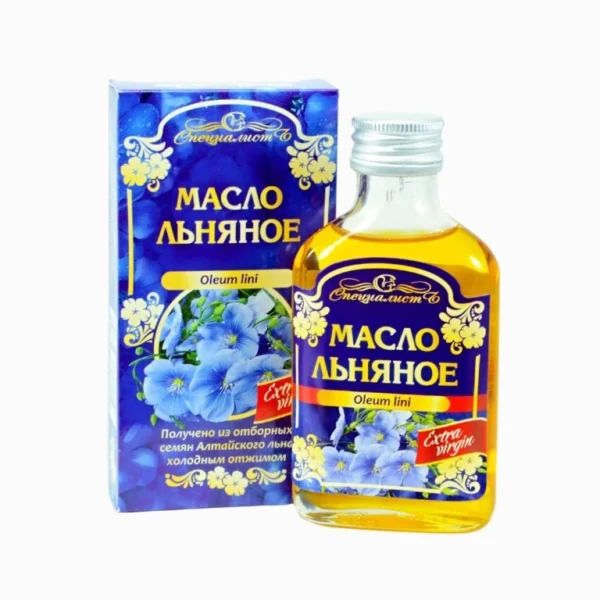 100% ľanový olej, za studena lisovaný, panenský - 100ml - Specialist (kratšia expirácia)