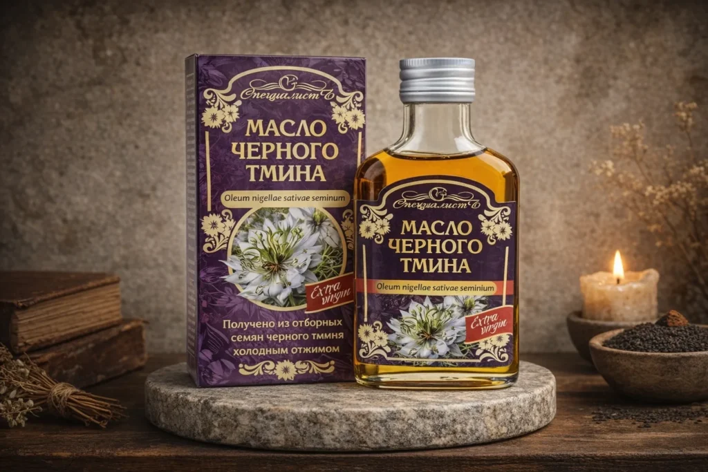 Olej z čiernej rasce Specialist 100 ml s fľašou a krabičkou