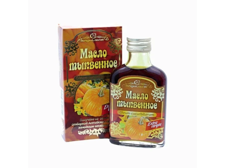Tekvicový olej Specialist 100 ml vo fľaši a krabičke