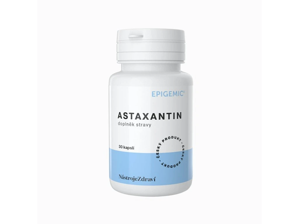 Astaxantín Epigemic 30 kapsúl v bielom balení