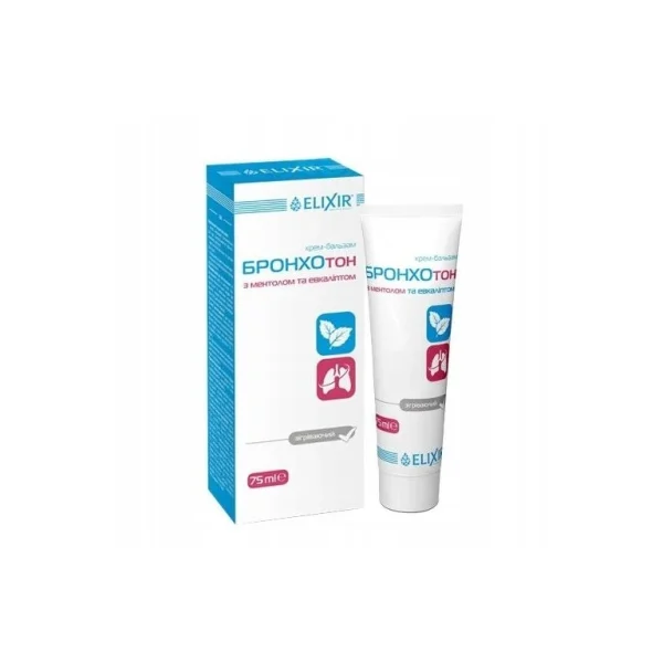 Balzam s mentolom a eukalyptom Bronchoton Elixir 75 ml