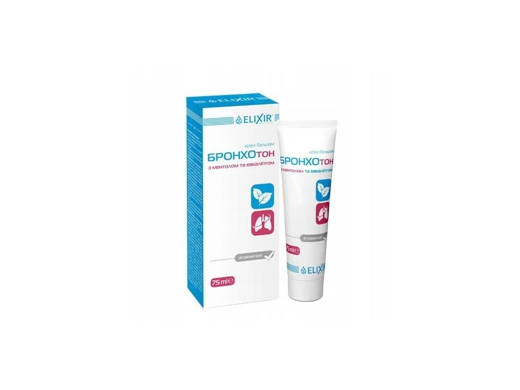 Balzam s mentolom a eukalyptom Bronchoton Elixir 75 ml