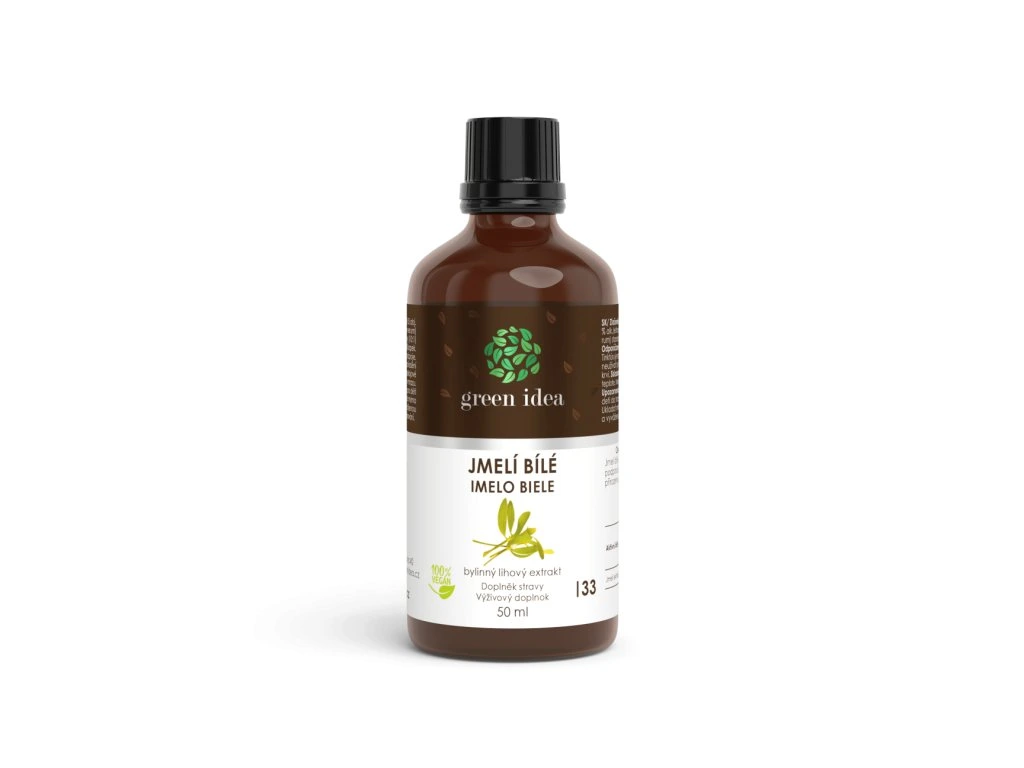 Imelo biele Green idea bylinný liehový extrakt v 50 ml fľaši