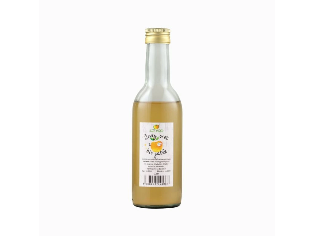 Bio jablčný ocot nefiltrovaný 350 ml vo fľaši