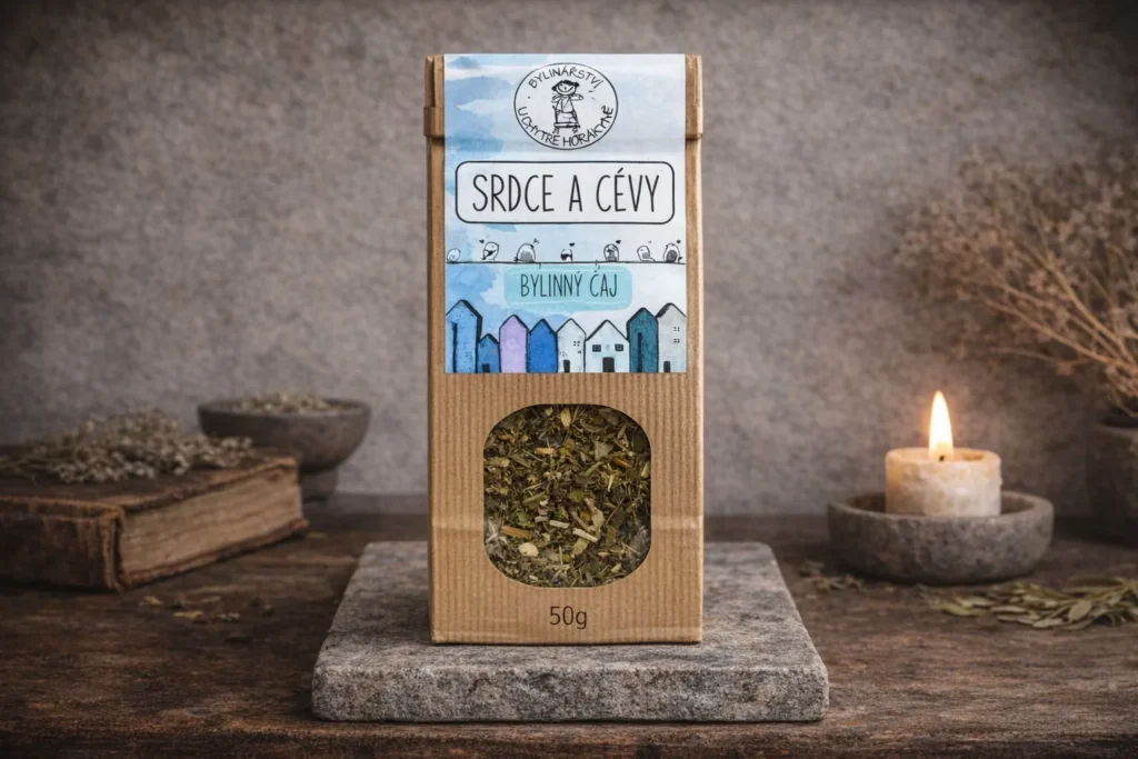 Bylinný čaj Srdce a cévy 50 g pri sviečke