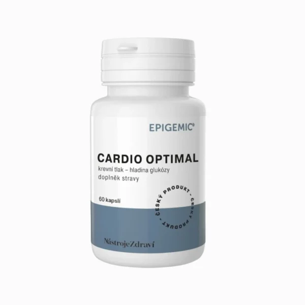 Cardio Optimal kapsuly Epigemic v bielej dóze so 60 kapsulami