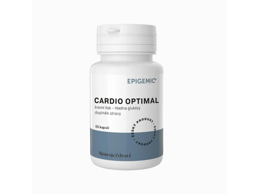 Cardio Optimal kapsuly Epigemic v bielej dóze so 60 kapsulami