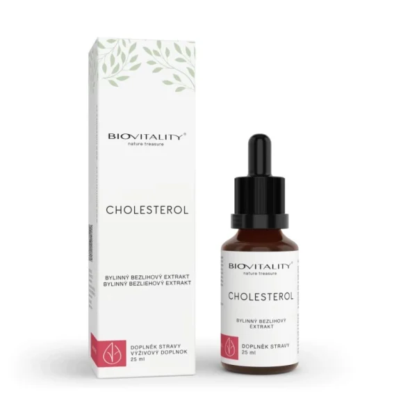 Cholesterol - bezliehová tinktúra – kvapky 25 ml – Green idea