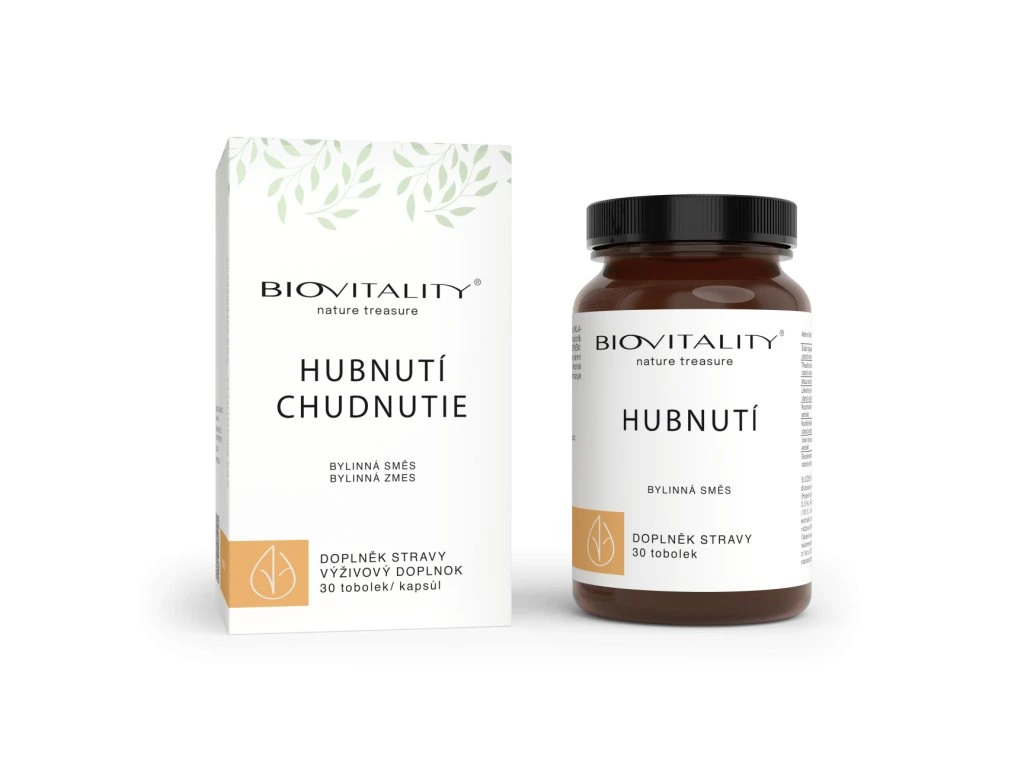 BioVitality Chudnutie kapsuly s krabičkou a fľaškou 30 toboliek