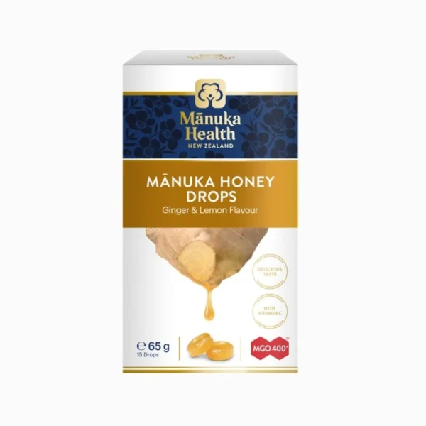 Cukríky Manuka MGO 400 zázvor a citrón v krabičke