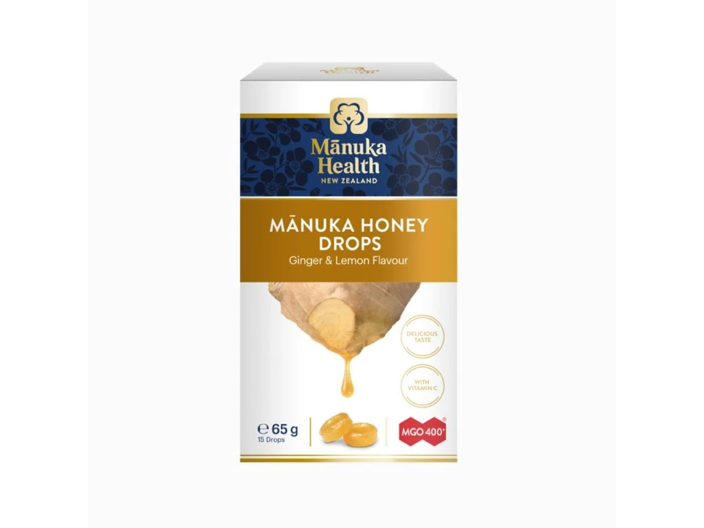 Cukríky Manuka MGO 400 zázvor a citrón v krabičke