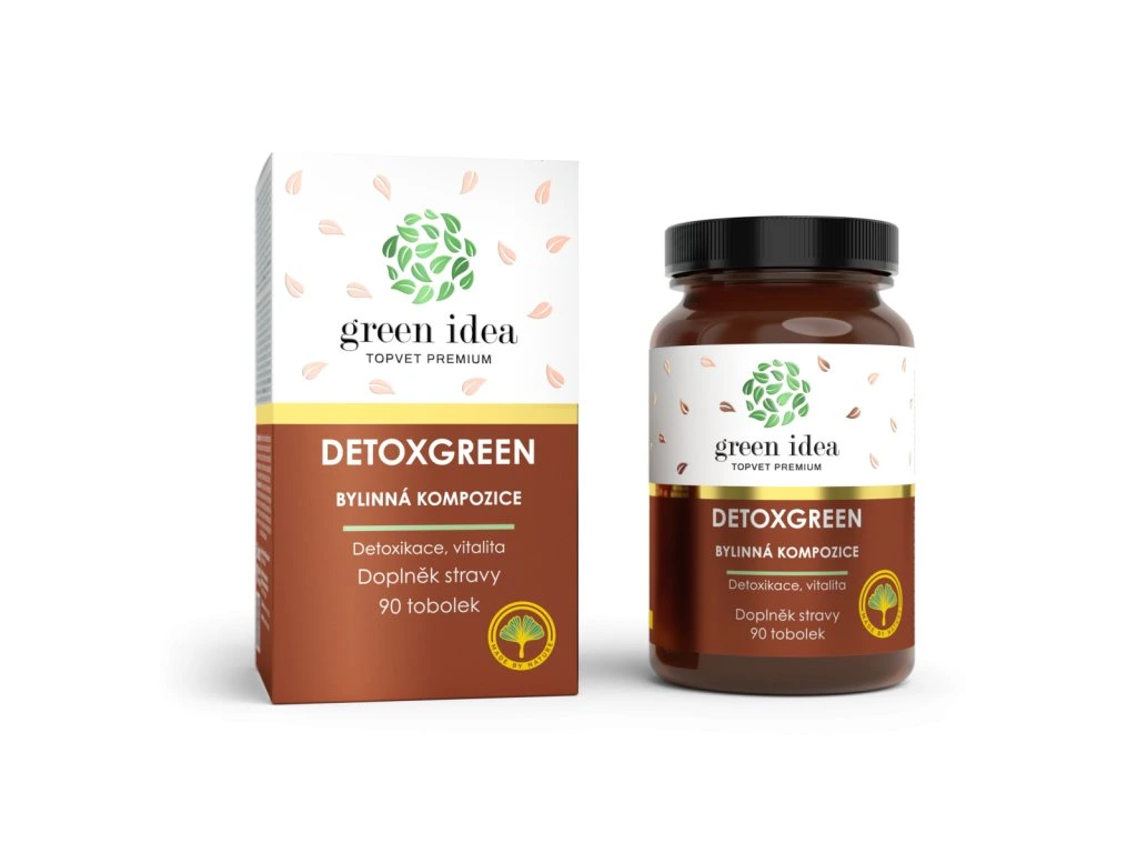 Detoxgreen Green idea 90 kapsúl s krabičkou a dózou
