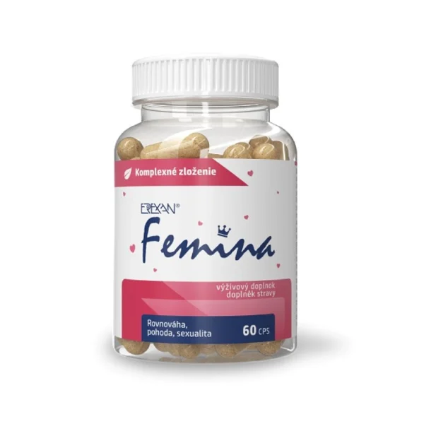 EREXAN Femina 60 kapsúl v priehľadnej dóze