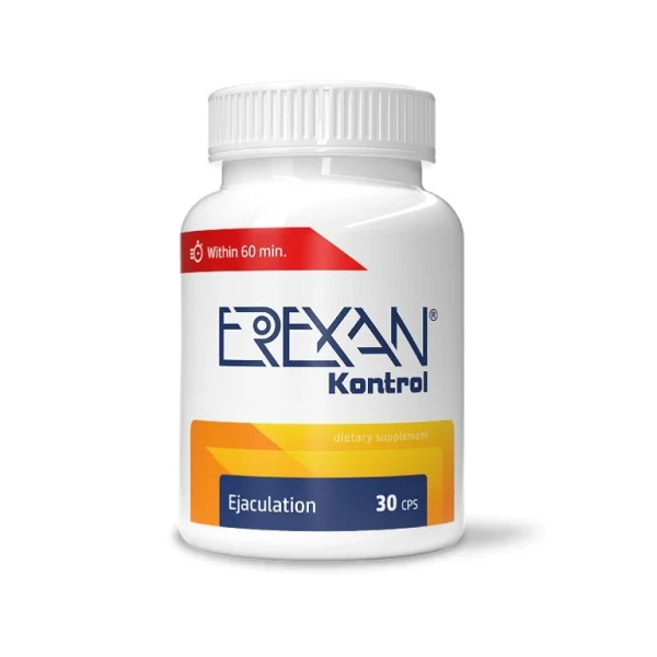 EREXAN Kontrol 30 kapsúl v bielej dóze
