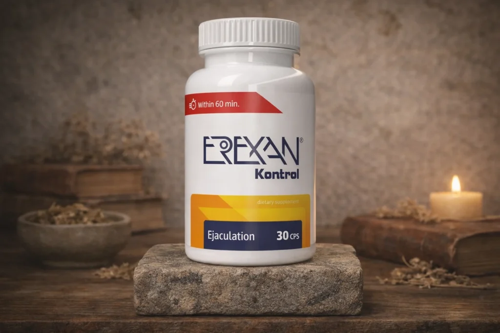EREXAN Kontrol 30 kapsúl na kamennej podložke