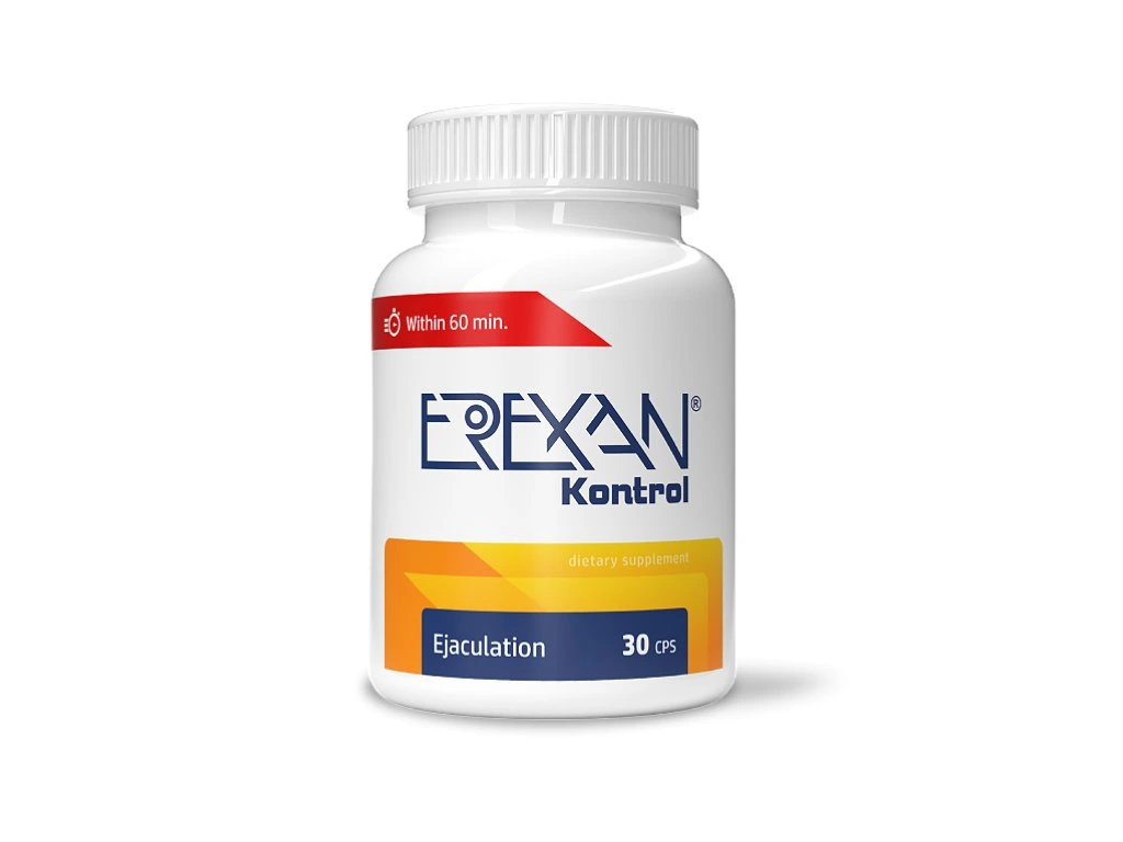 EREXAN Kontrol 30 kapsúl v bielej dóze