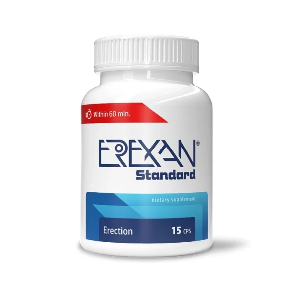 EREXAN Standard 15 kapsúl v bielej dóze