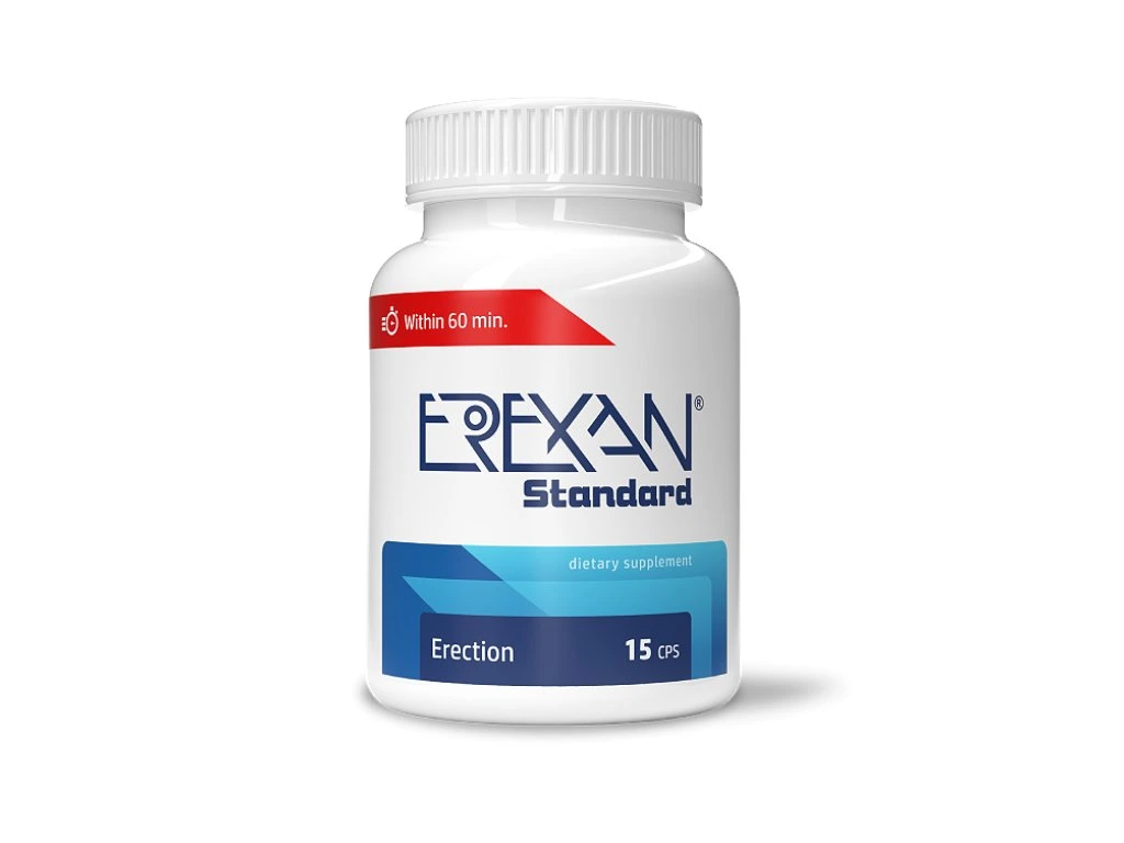 EREXAN Standard 15 kapsúl v bielej dóze