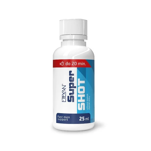 EREXAN Super SHOT 25 ml biela fľaštička pre mužov