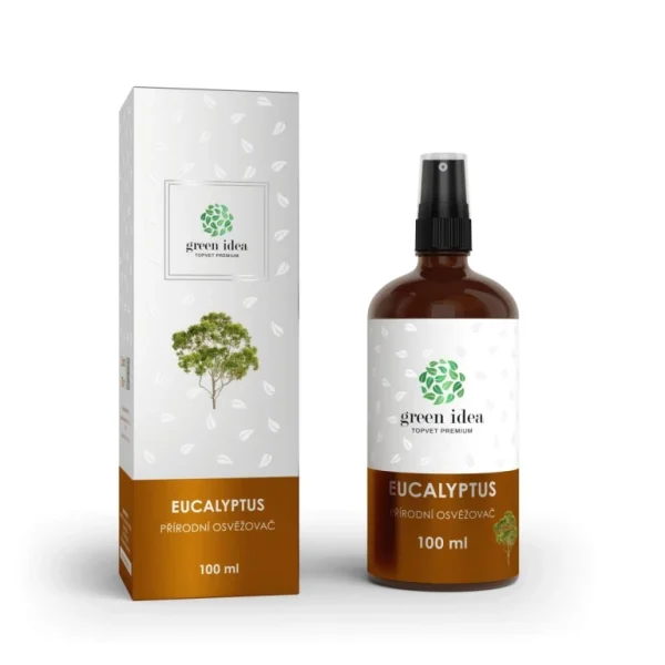 Prírodný osviežovač vzduchu Eucalyptus Green Idea 100 ml s rozprašovačom