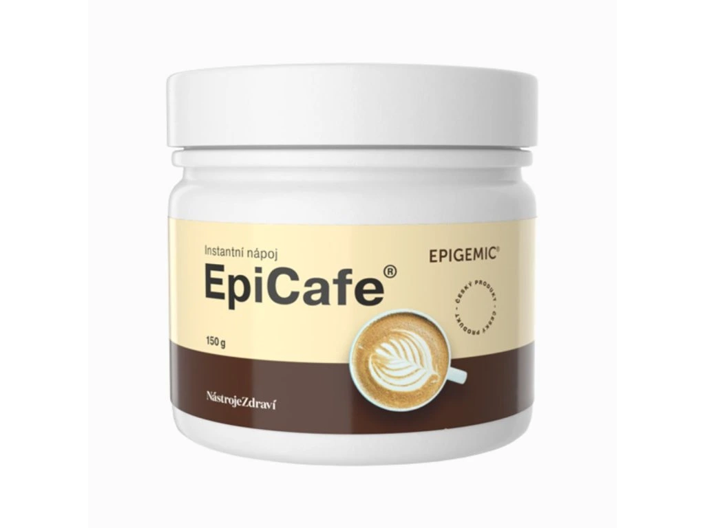 EpiCafe instantný nápoj Epigemic 150 g v bielej dóze
