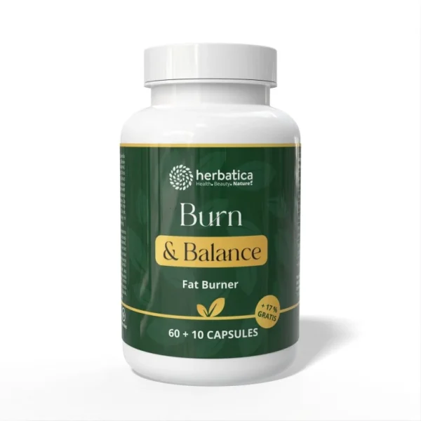 Fat Burner Burn & Balance Herbatica v bielej dóze 70 kapsúl