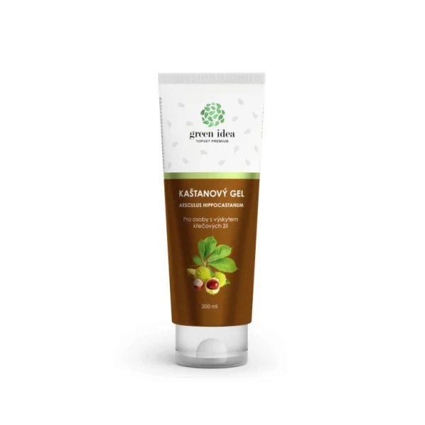 Gaštanový gél Green idea 200 ml v bielej tube