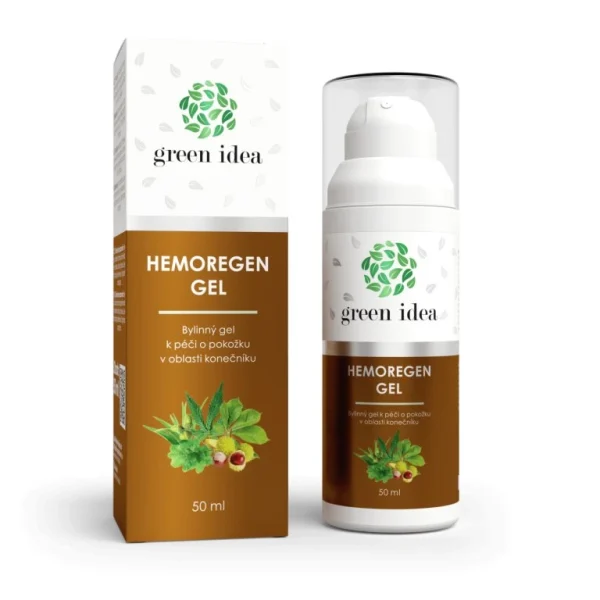 Hemoregen gel Green idea 50 ml s krabičkou a pumpičkou