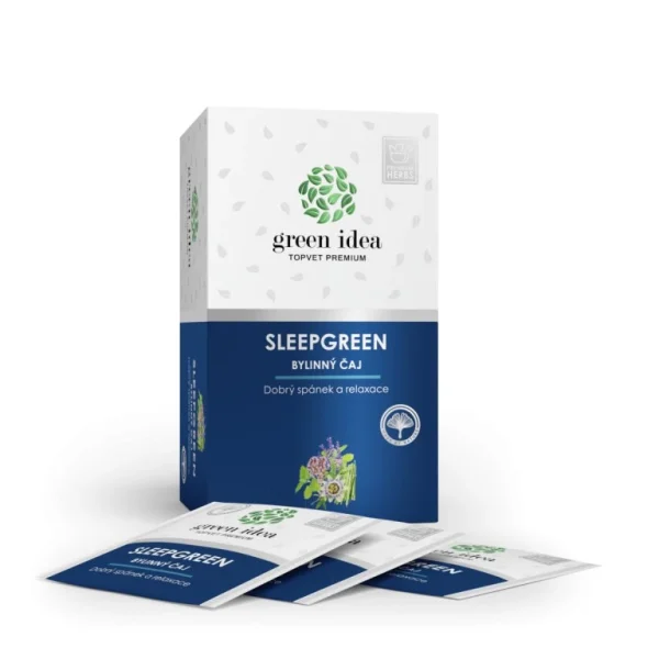 Bylinný čaj na spánok Herbex Sleepgreen 20 vrecúšok