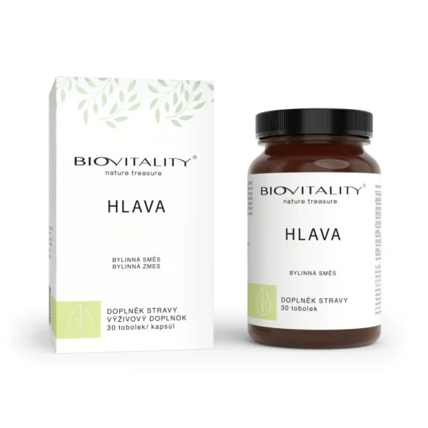 Bylinná zmes na bolesť hlavy Green idea HLAVA 30 kapsúl