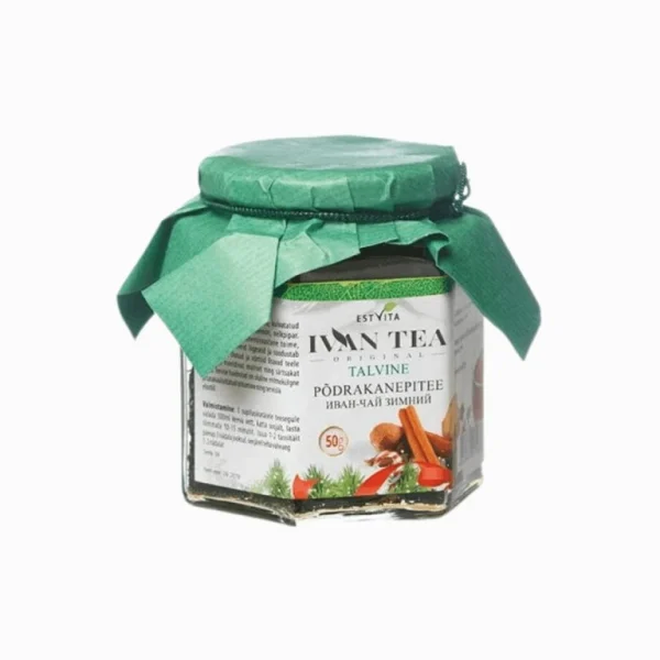Ivan čaj Estvita Zimný mix v sklenenom pohári 50 g