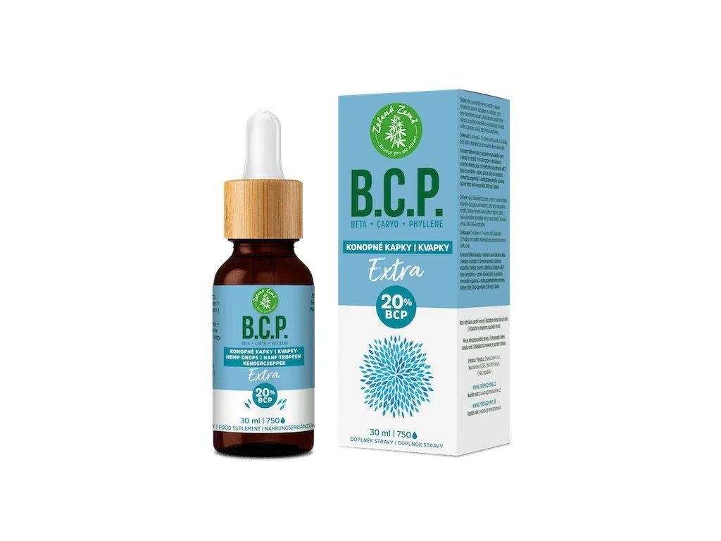 Konopné kvapky s BCP Extra 30 ml Zelená Země