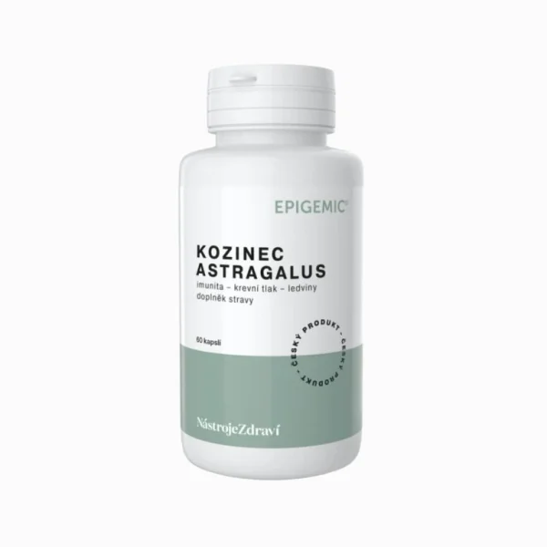 Kozinec Astragalus Epigemic 60 kapsúl v bielej dóze
