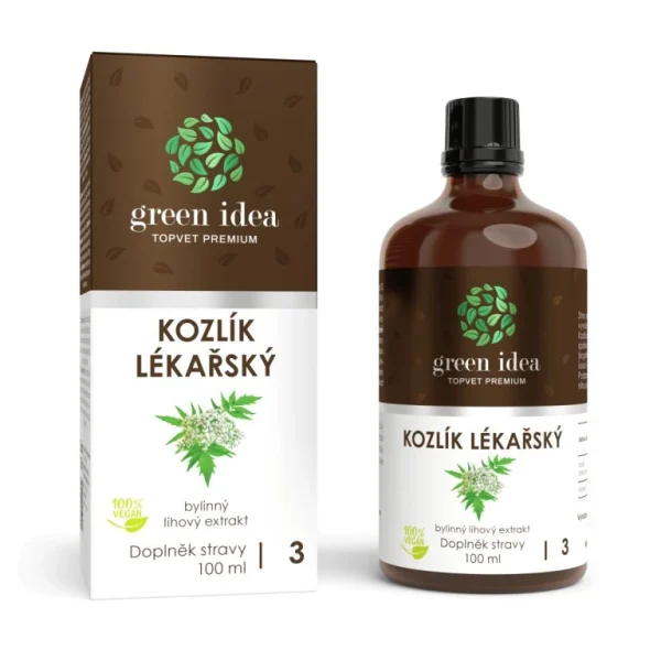 Kvapky z valeriány lekárskej 100 ml – Green idea