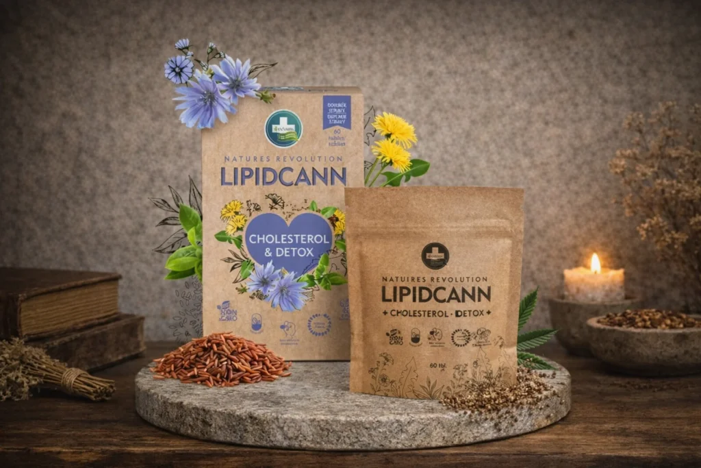 Lipidcann Cholesterol & Detox Annabis s bylinami a semienkami