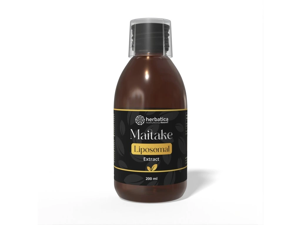 Maitake lipozomálny extrakt Herbatica v hnedej fľaši 200 ml