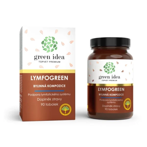 Lymfogreen Green idea bylinná kompozícia v balení 90 toboliek