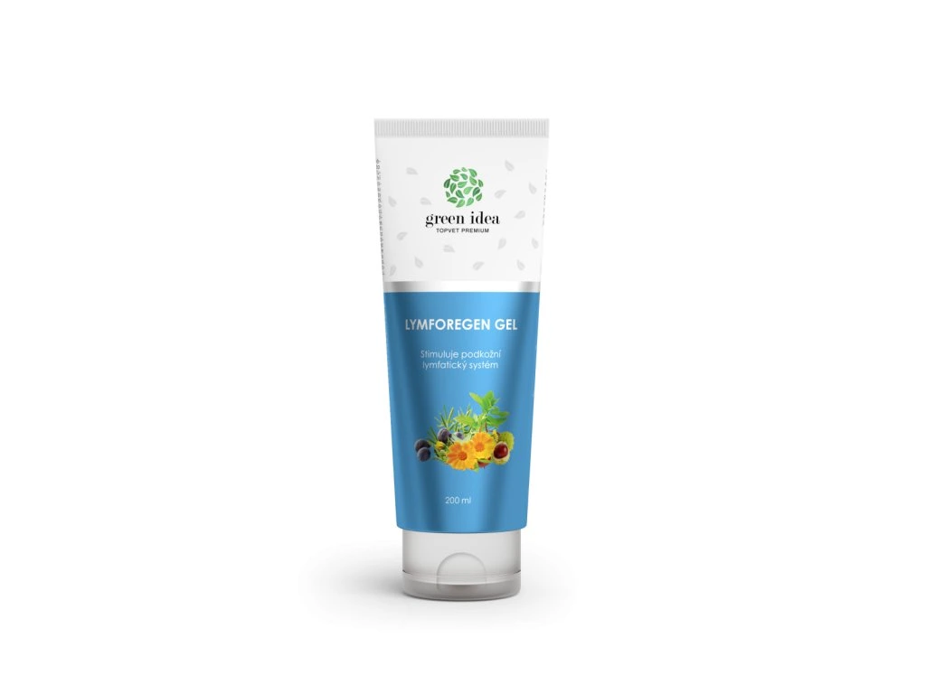 Lymforegen masážny gél Green idea 200 ml v tube