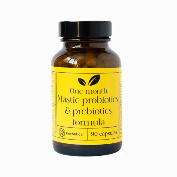 Masticha Probiotics Prebiotics Herbatica 90 kapsúl v hnedej dóze