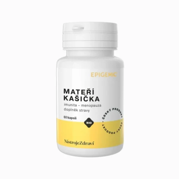 Materská kašička BIO Epigemic 60 kapsúl v bielej dóze