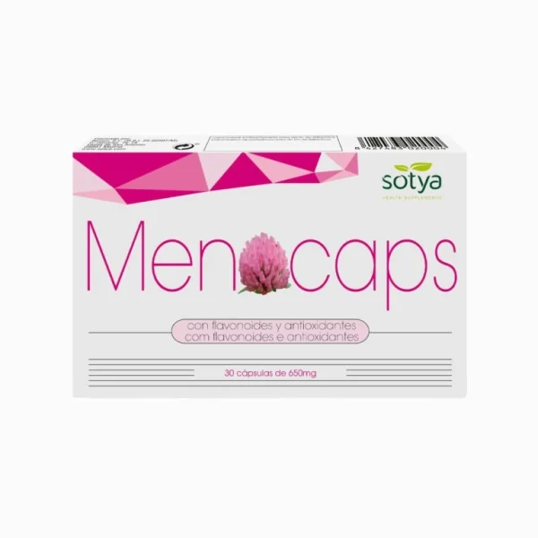 MenoCaps Sotya doplnok výživy v bielo-ružovej krabičke