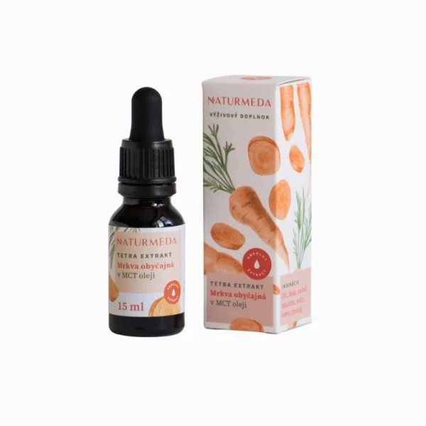 Mrkva Tetra bylinný extrakt Naturmeda 15 ml s krabičkou