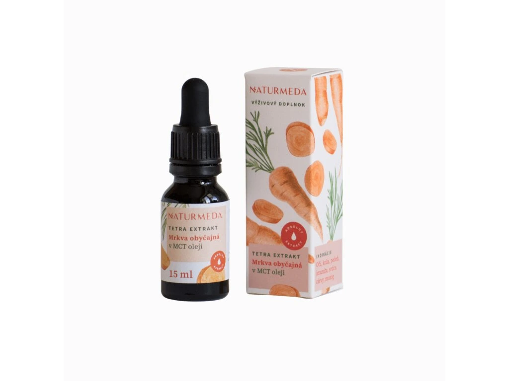 Mrkva Tetra bylinný extrakt Naturmeda 15 ml s krabičkou