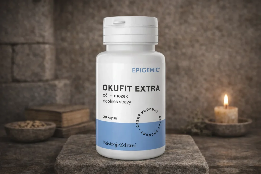 Okufit Extra Epigemic 30 kapsúl na kamennom podklade