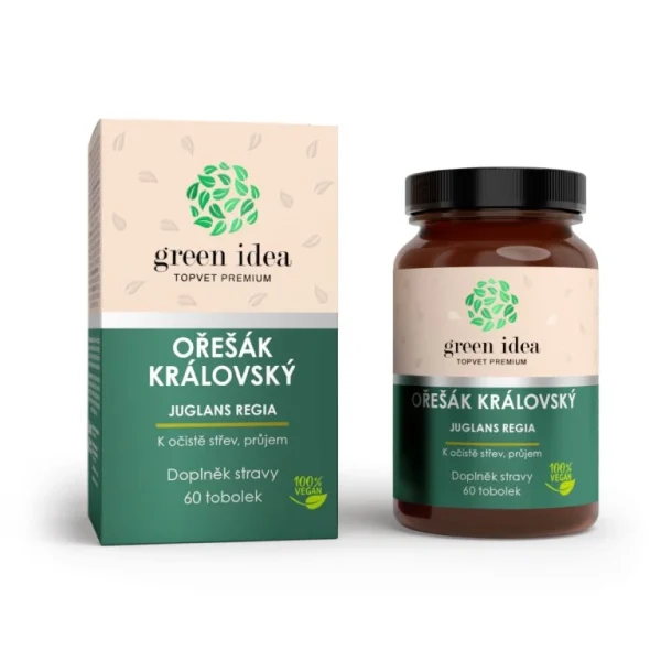 Orešák kráľovský Green Idea 60 toboliek s krabičkou a dózou