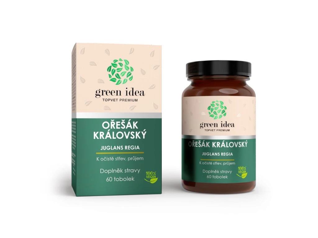 Orešák kráľovský Green Idea 60 toboliek s krabičkou a dózou