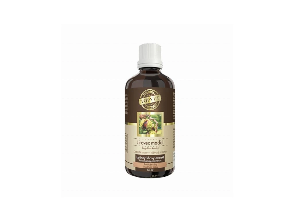 Pagaštan konský tinktúra Topvet v 50 ml fľaštičke