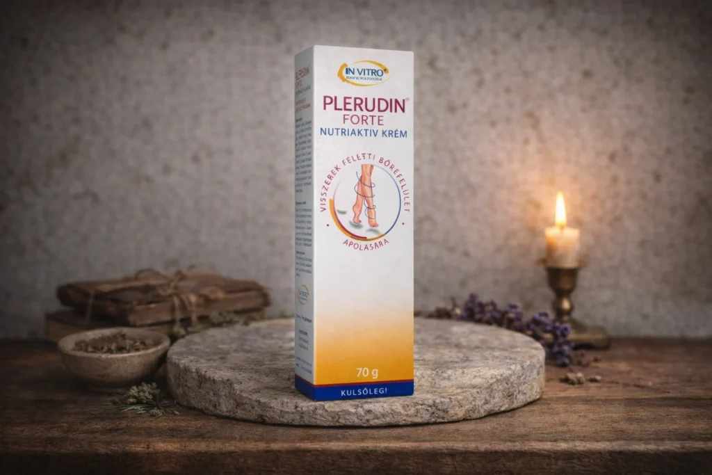 Plerudin Forte Nutriaktiv krém InVitro na kamennom podstavci