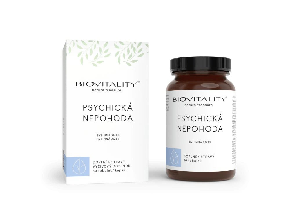 Psychická nepohoda 30 kapsúl Green idea balenie produktu
